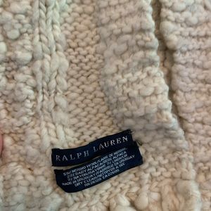 Long knit Ralph Lauren scarf.